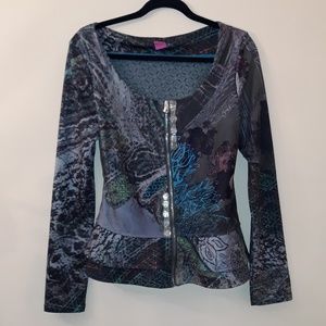 Save The Queen Fancy Blazer ruffled, Made in Italy